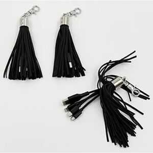 Bolsetta Universal Charging Tassels for Apple & Android - Black